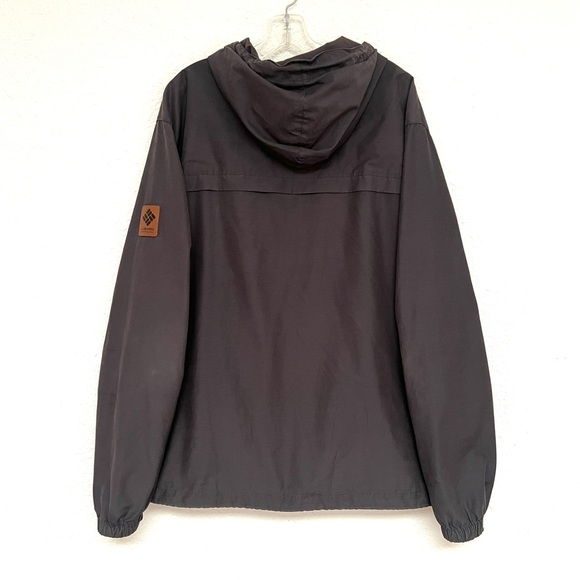 Columbia mens dark grey hooded lightweight zip jacket - Picture 6 of 6